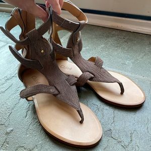 Chloe leather gladiator sandals